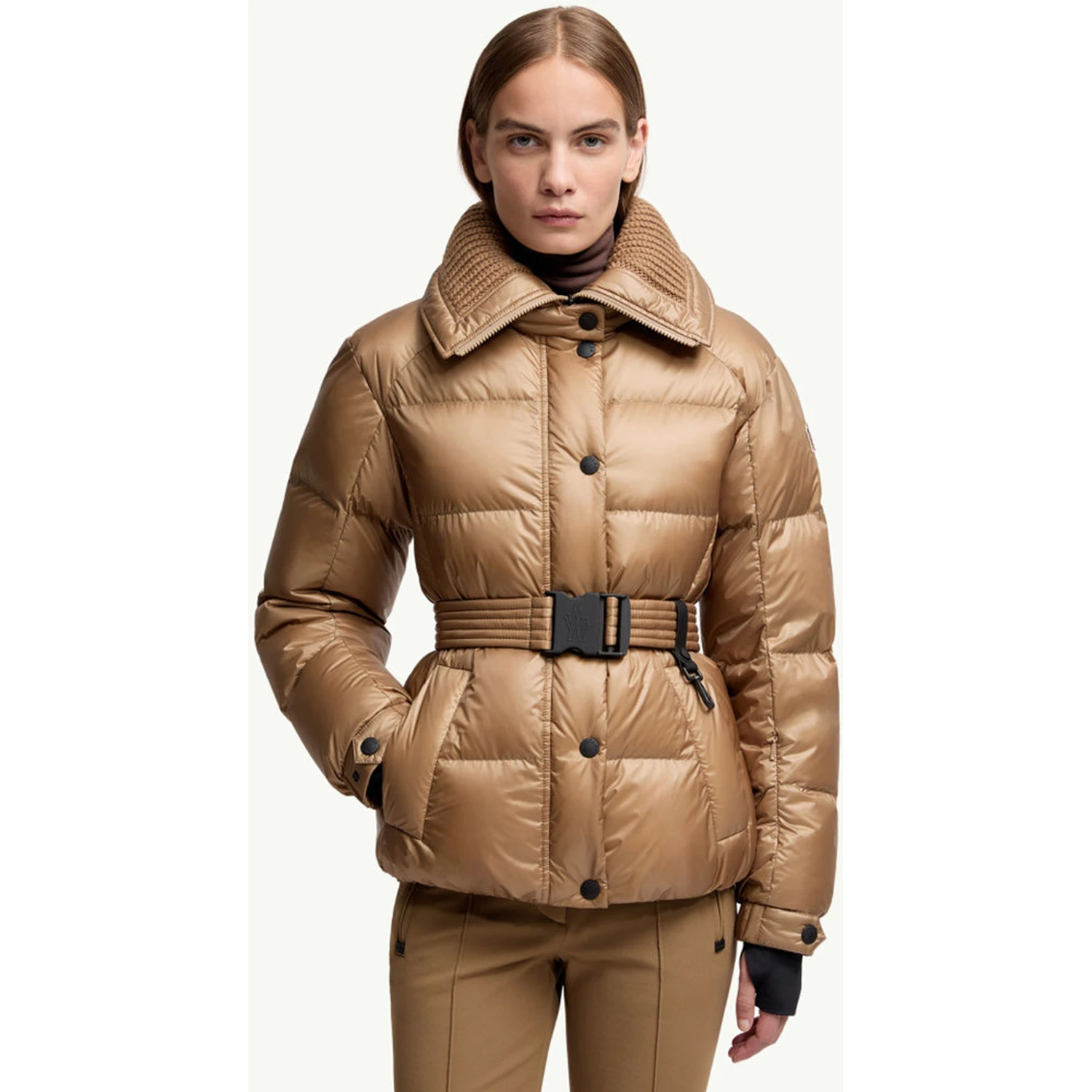 Moncler Coats Brown