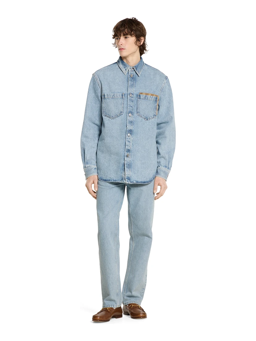 جينز غوتشي أزرق