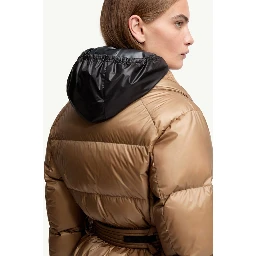 Moncler Coats Brown