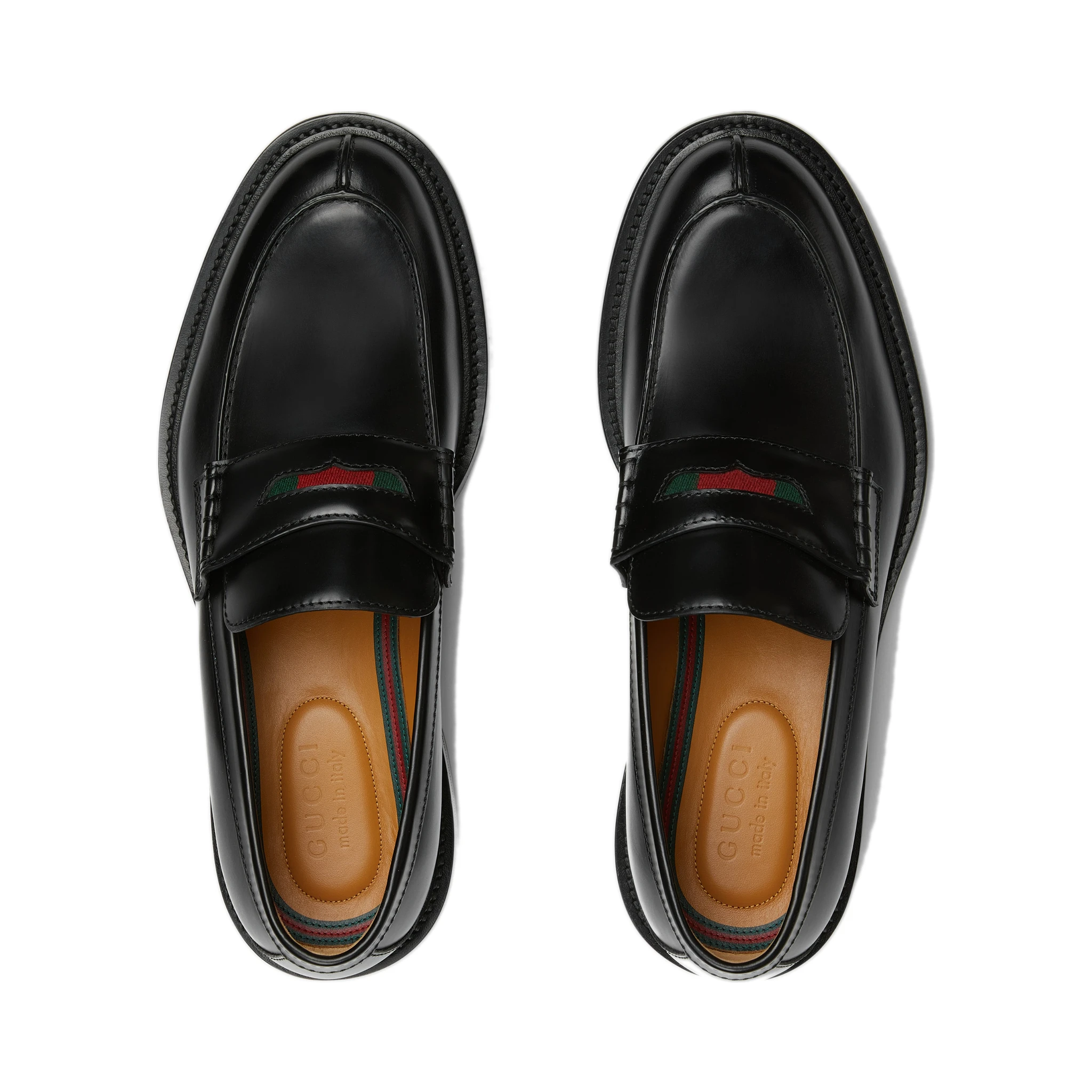 حذاء غوتشي مسطح أسود