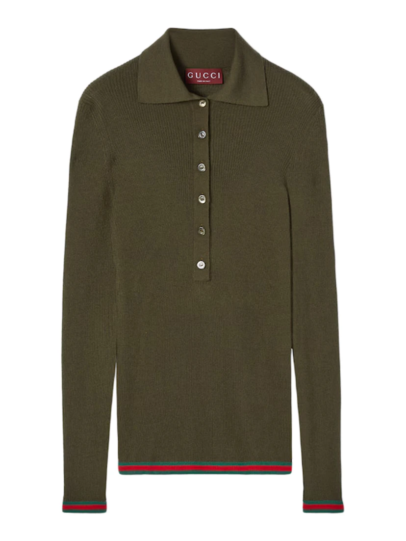 Gucci T-shirts and Polos Green