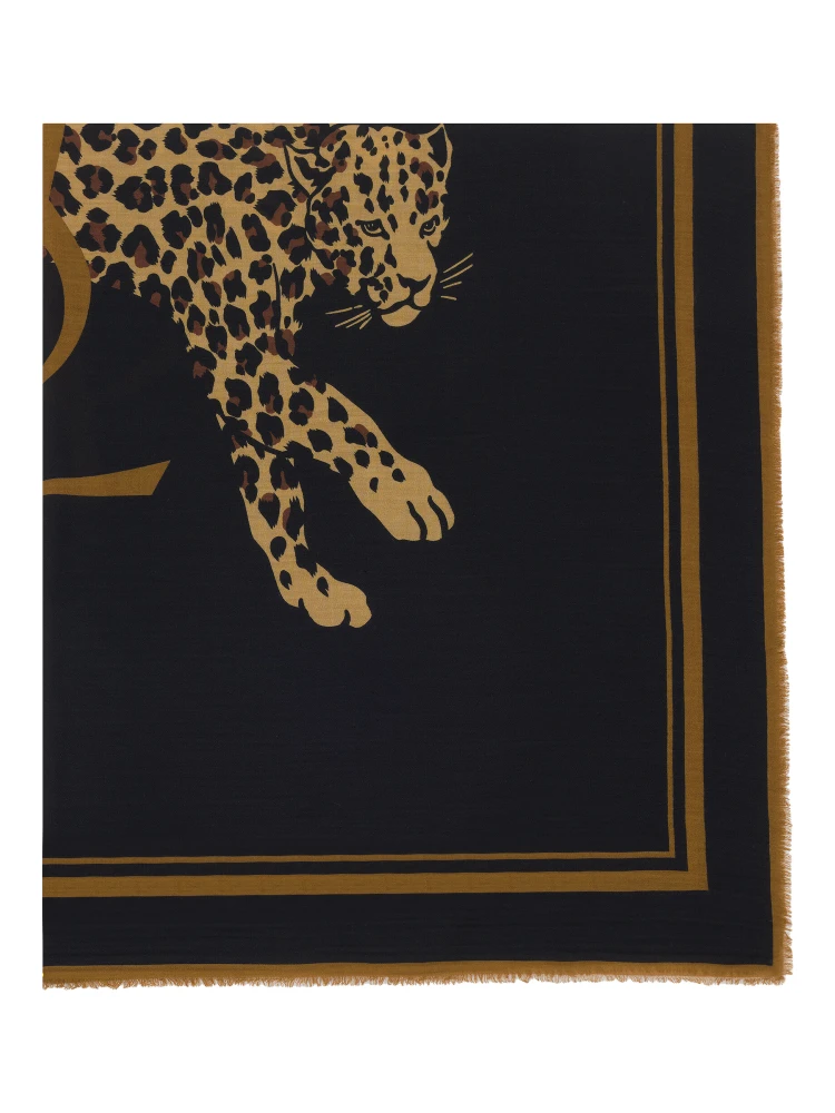 Saint Laurent  Scarfs Black alternative