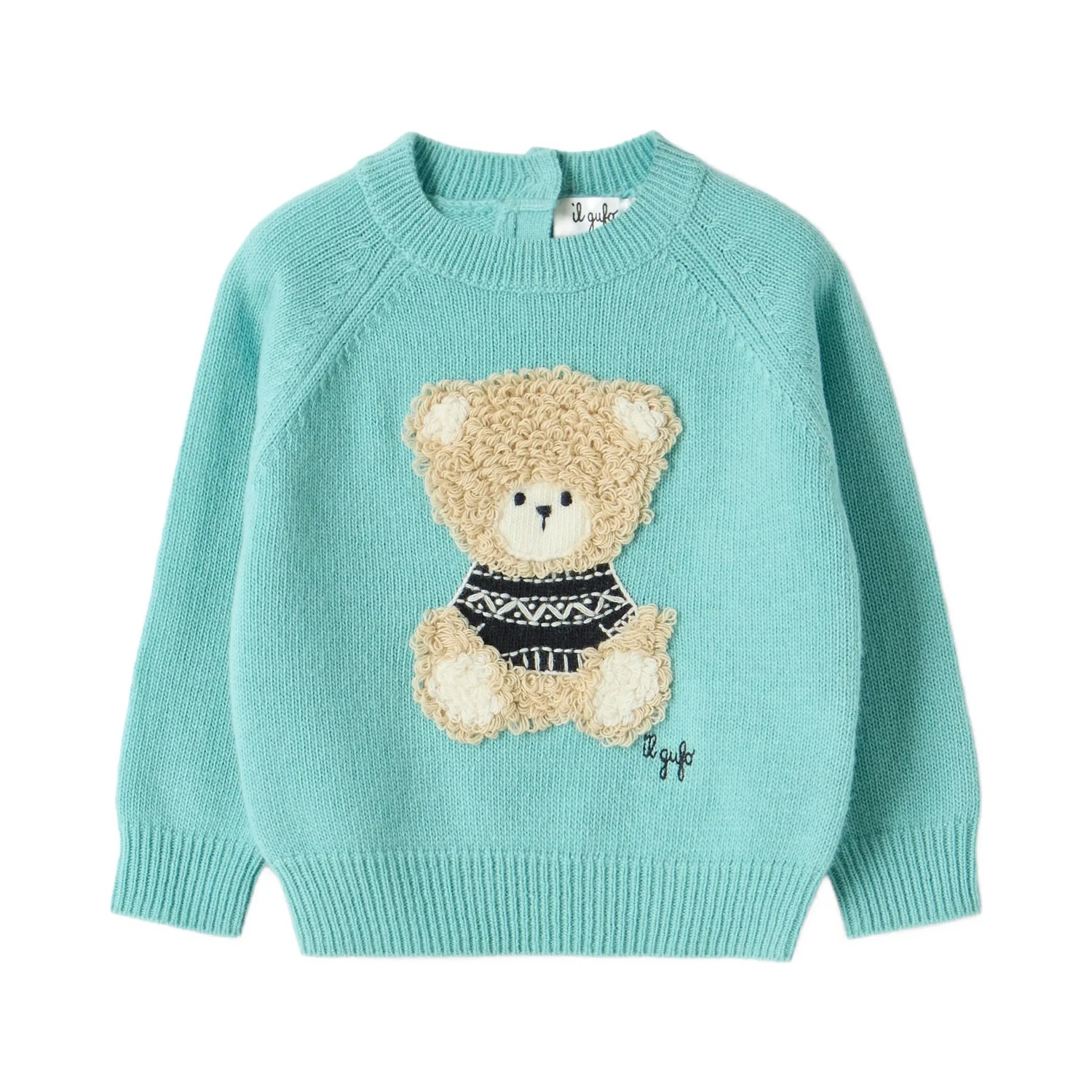 Il Gufo Sweaters Clear Blue