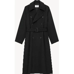 معاطف سان لوران سوداء