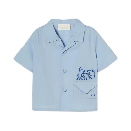 GUCCI KIDS Shirts Clear Blue