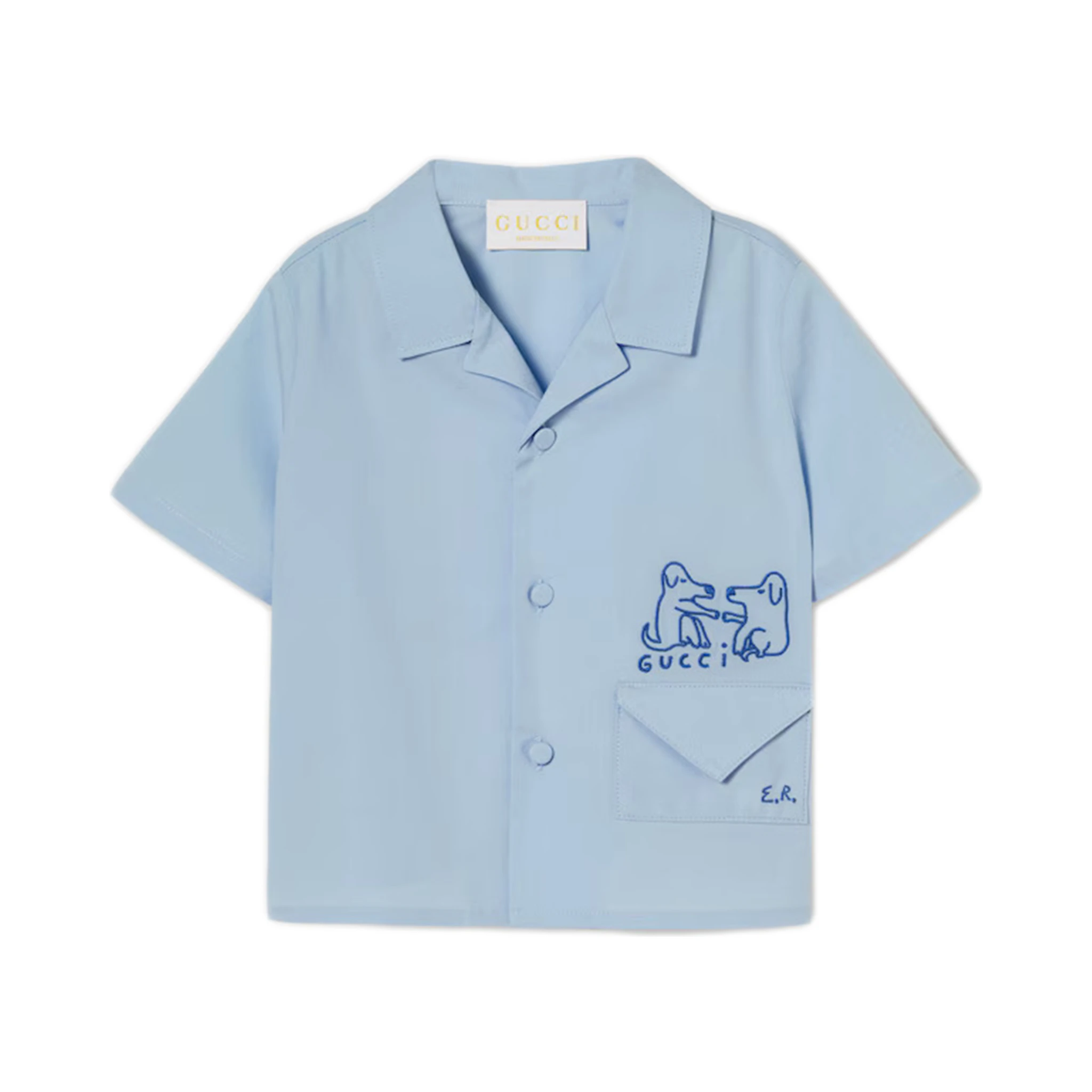 GUCCI KIDS Shirts Clear Blue