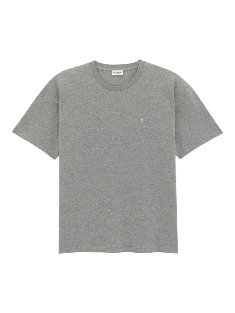 Saint Laurent  T-shirts and Polos Grey