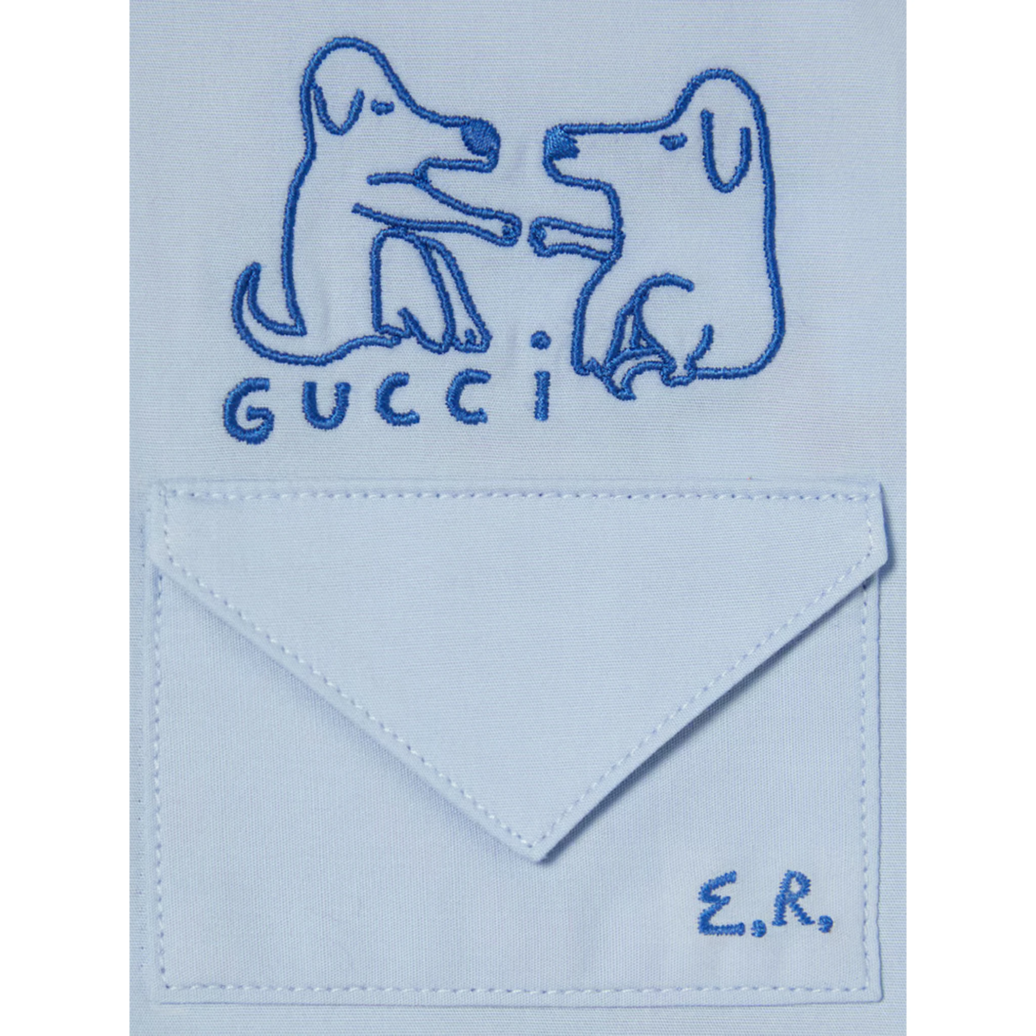 GUCCI KIDS Shirts Clear Blue