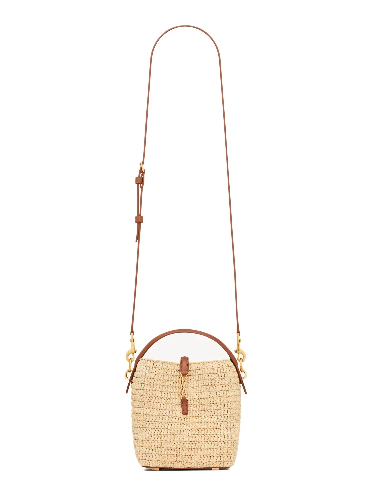 Raffia bucket bag alternative