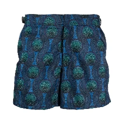 mosaic-print swim shorts