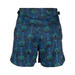 mosaic-print swim shorts