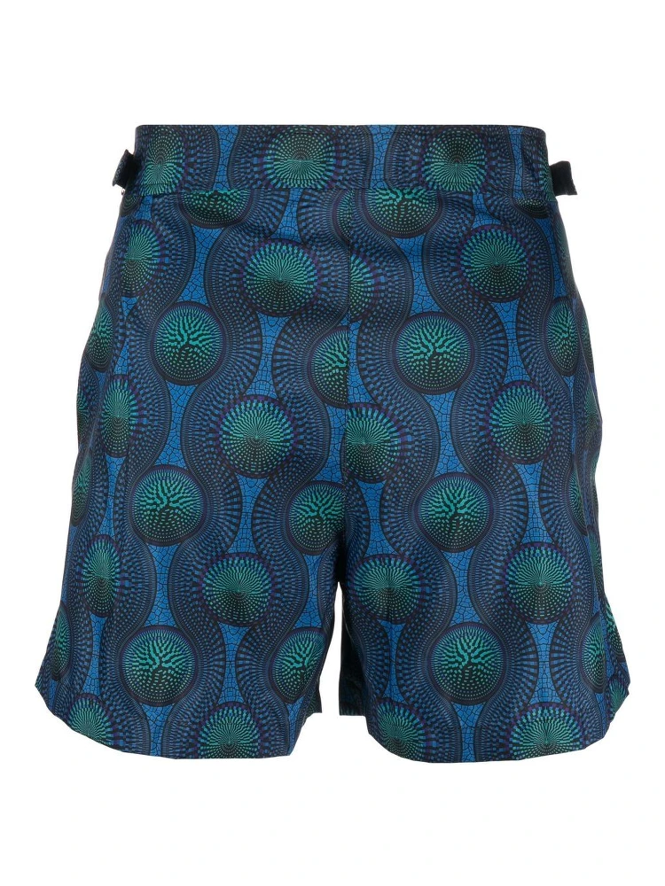mosaic-print swim shorts alternative