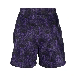 mosaic-print swim shorts