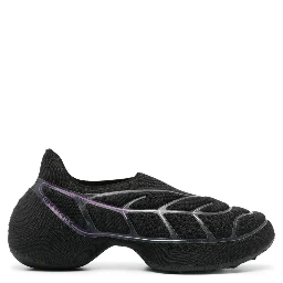 Tk-360 Plus Knit Slip-on Sneakers In Black