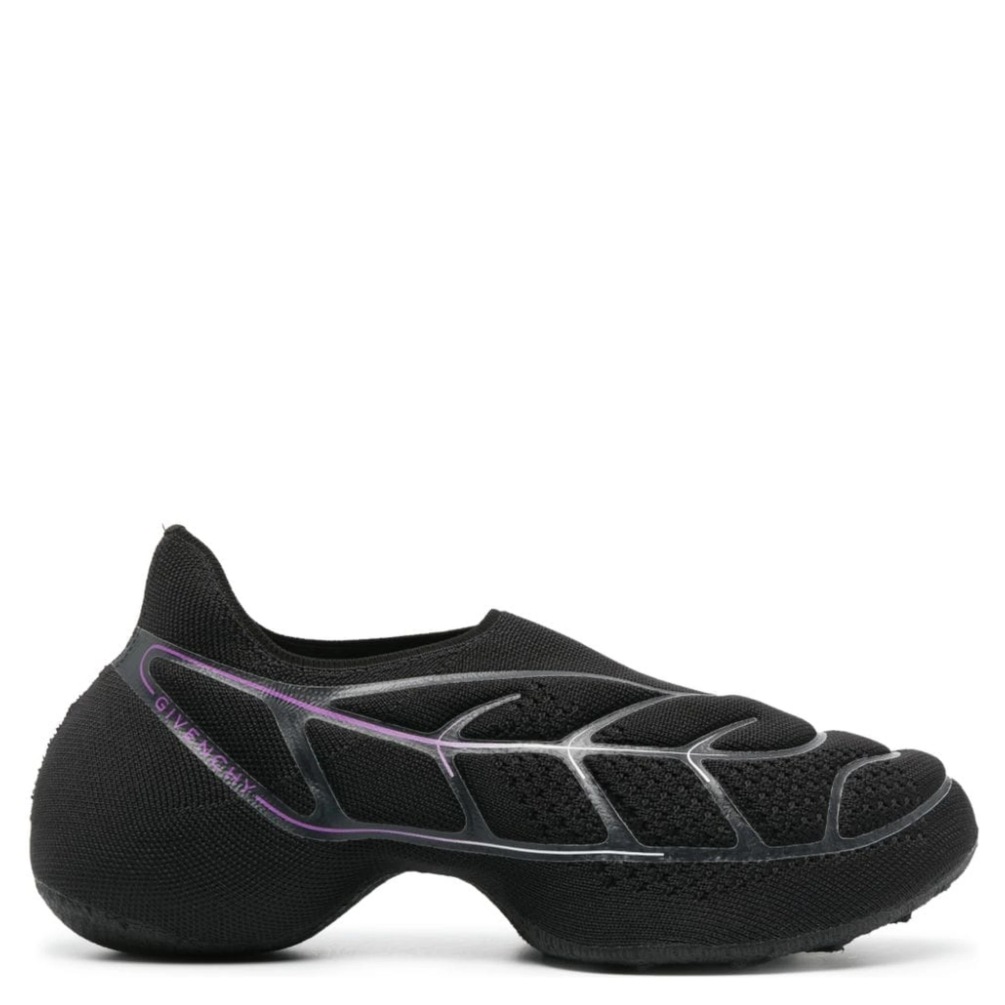 Tk-360 Plus Knit Slip-on Sneakers In Black