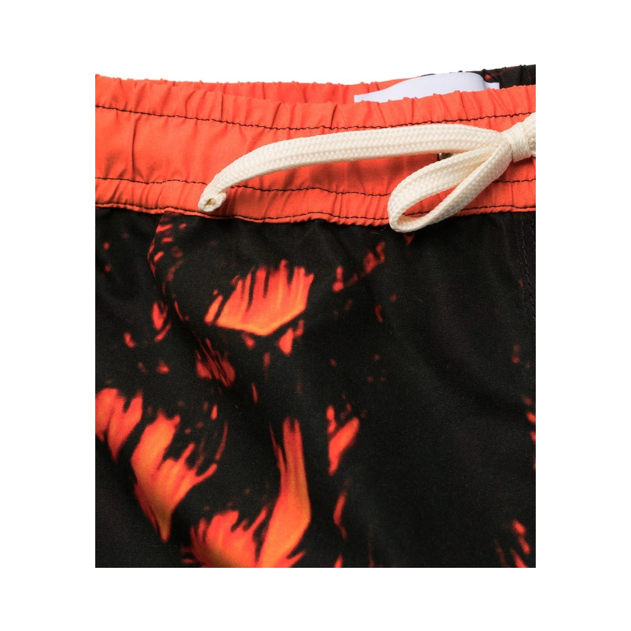 Printed Swimming Trunks In Orange