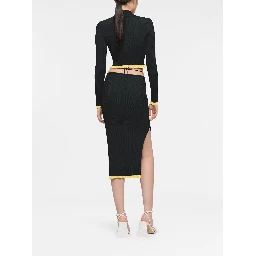 ribbed cropped cardigan