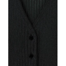 ribbed cropped cardigan