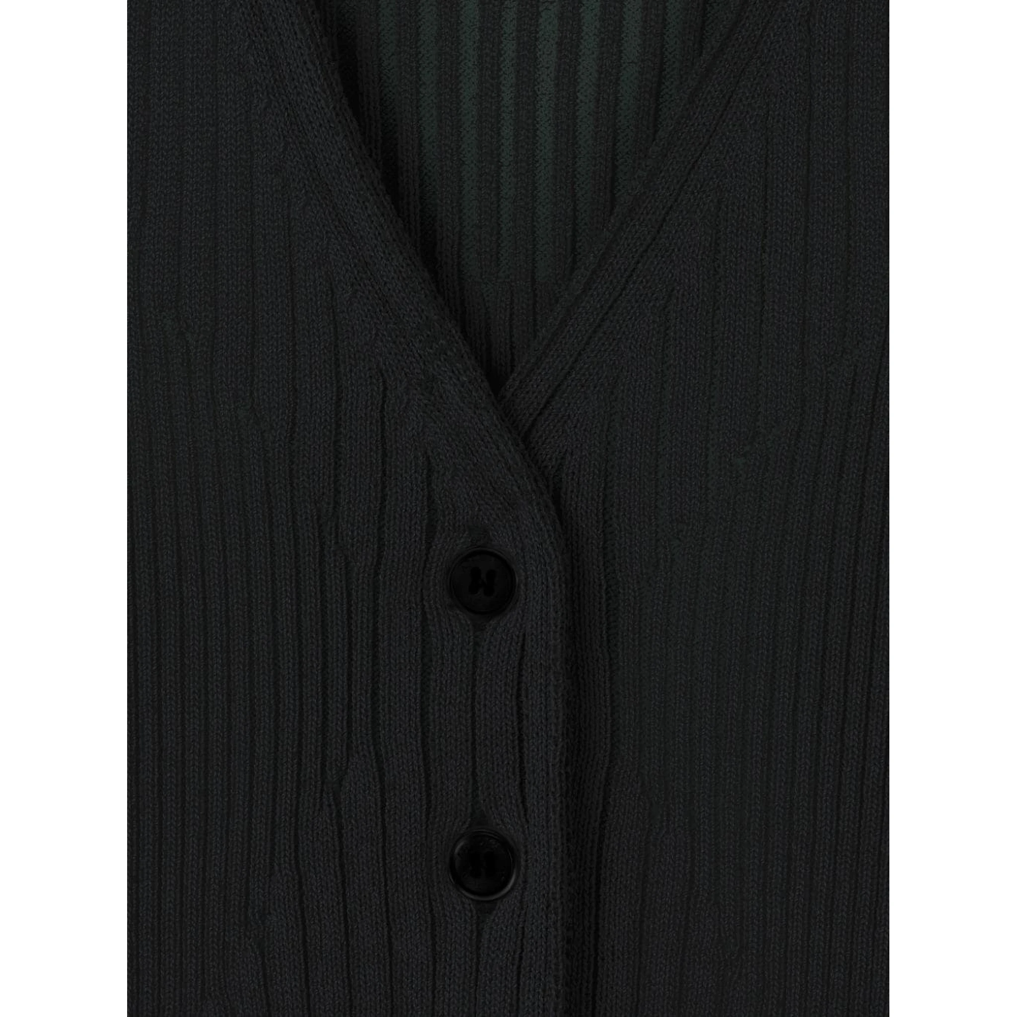 ribbed cropped cardigan