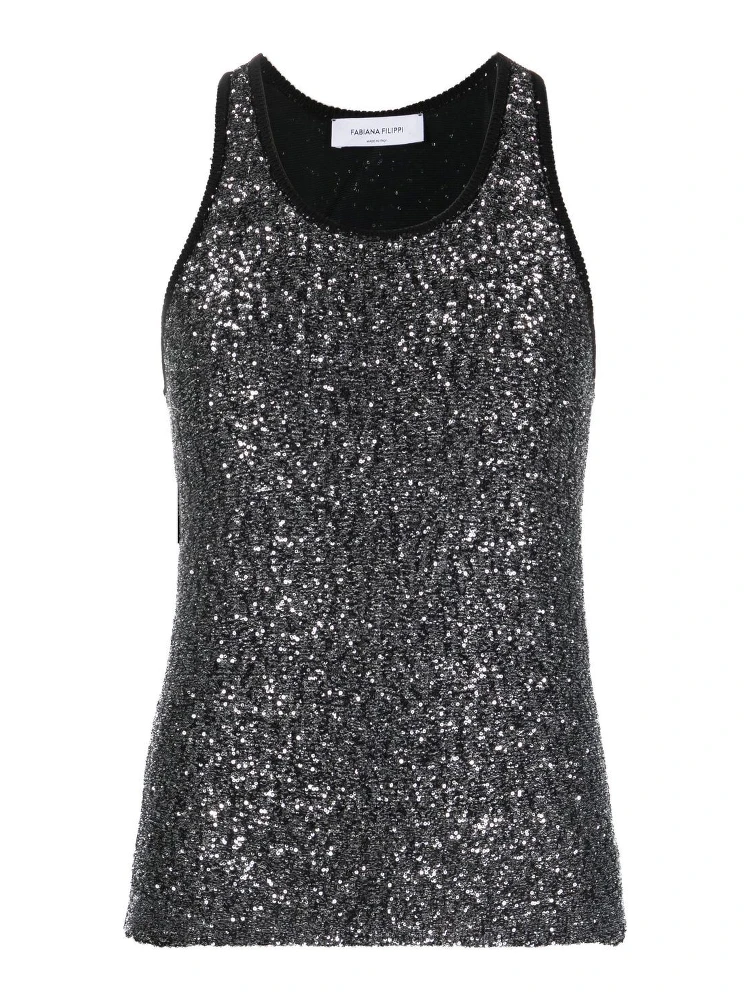 Sequin Tank Top