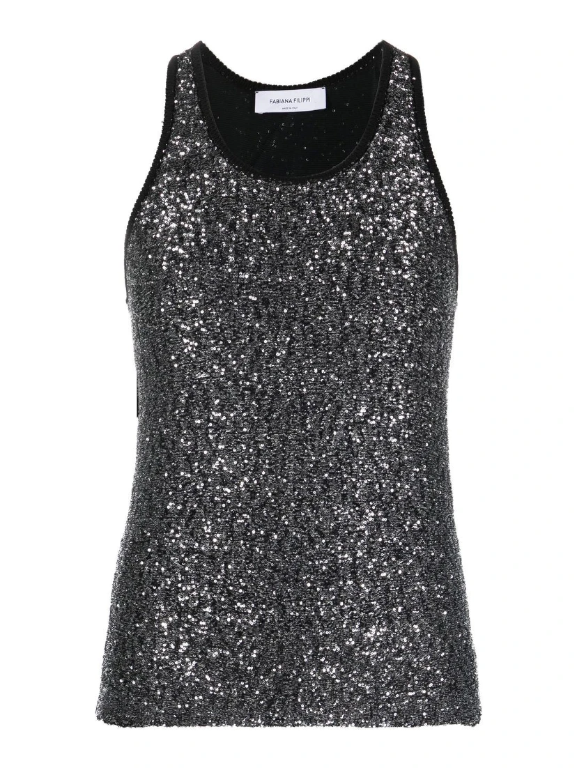 Sequin Tank Top