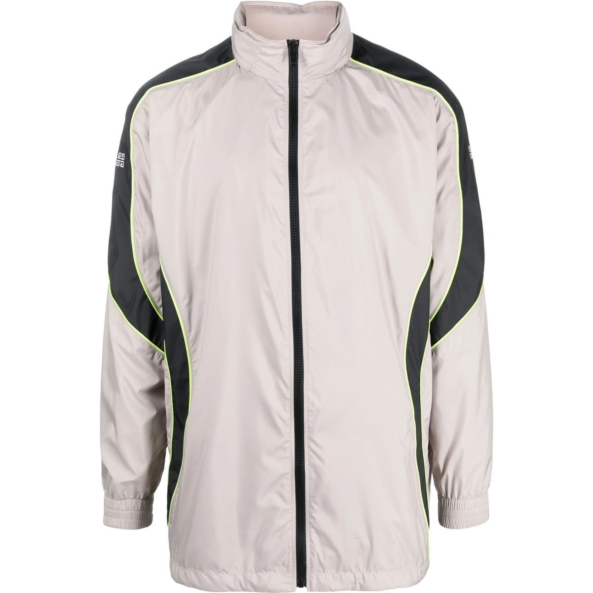 logo-print hooded jacket