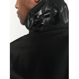 Graffiti-print zip-up jacket