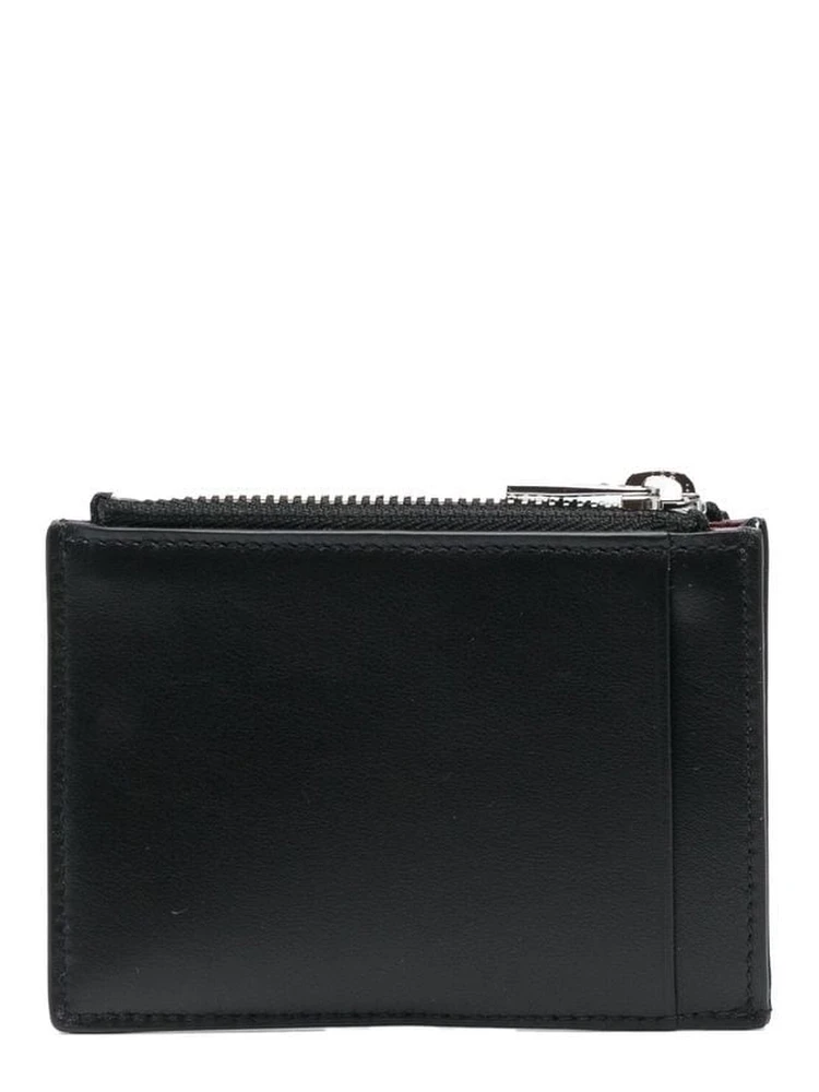 Logo-print Layered Cardholder In Black alternative