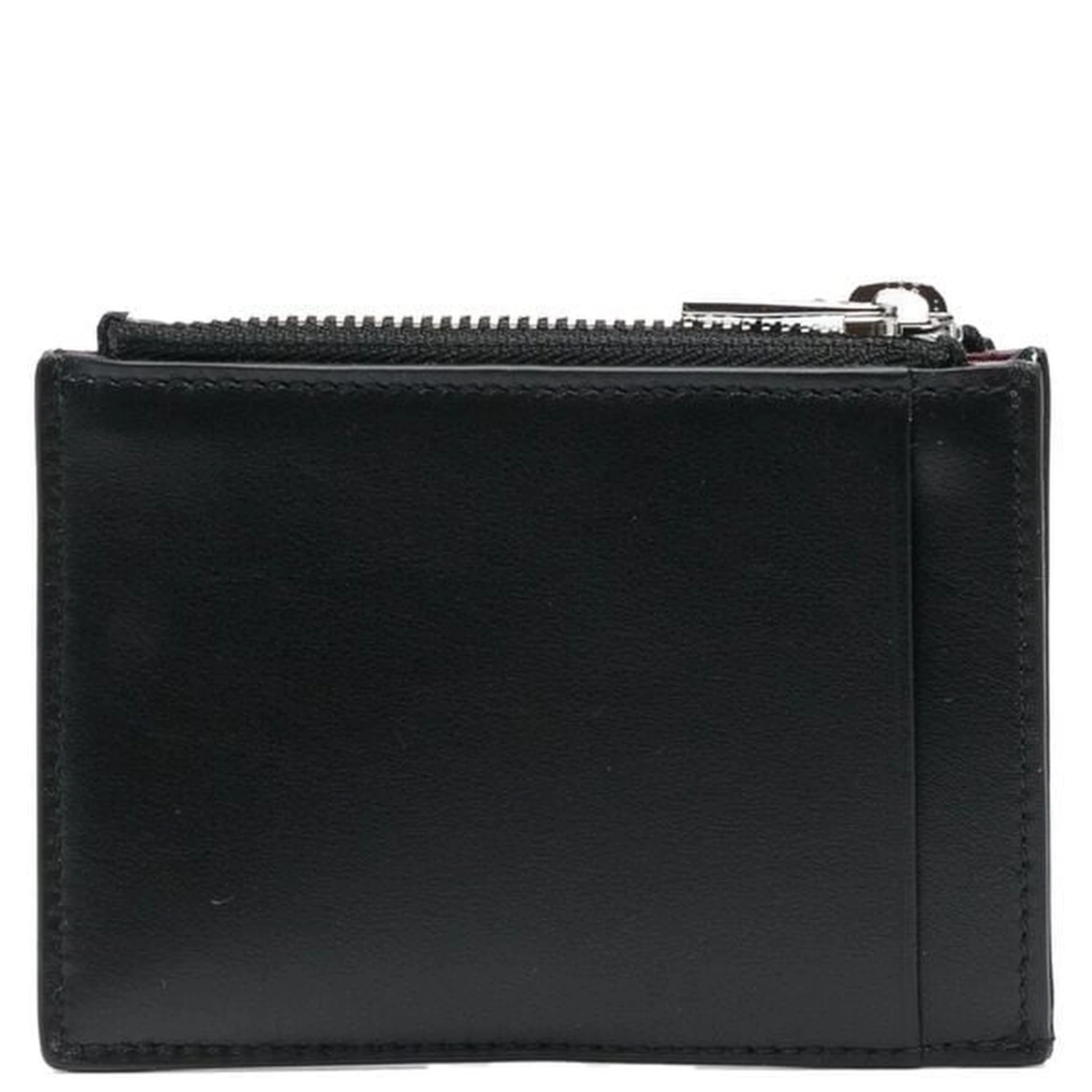 Logo-print Layered Cardholder In Black