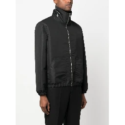 Graffiti-print zip-up jacket