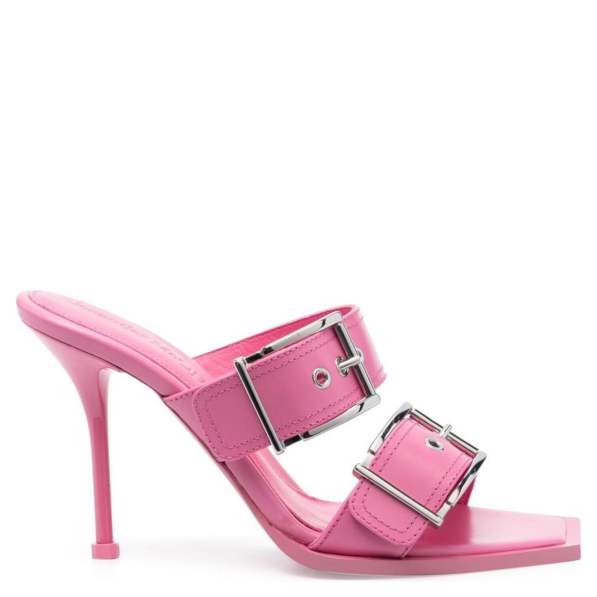 75mm buckled leather sandals