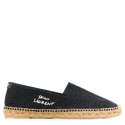 SAINT LAURENT Espadrillas Men Fabric Black