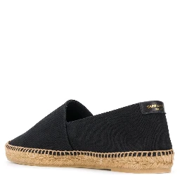SAINT LAURENT Espadrillas Men Fabric Black
