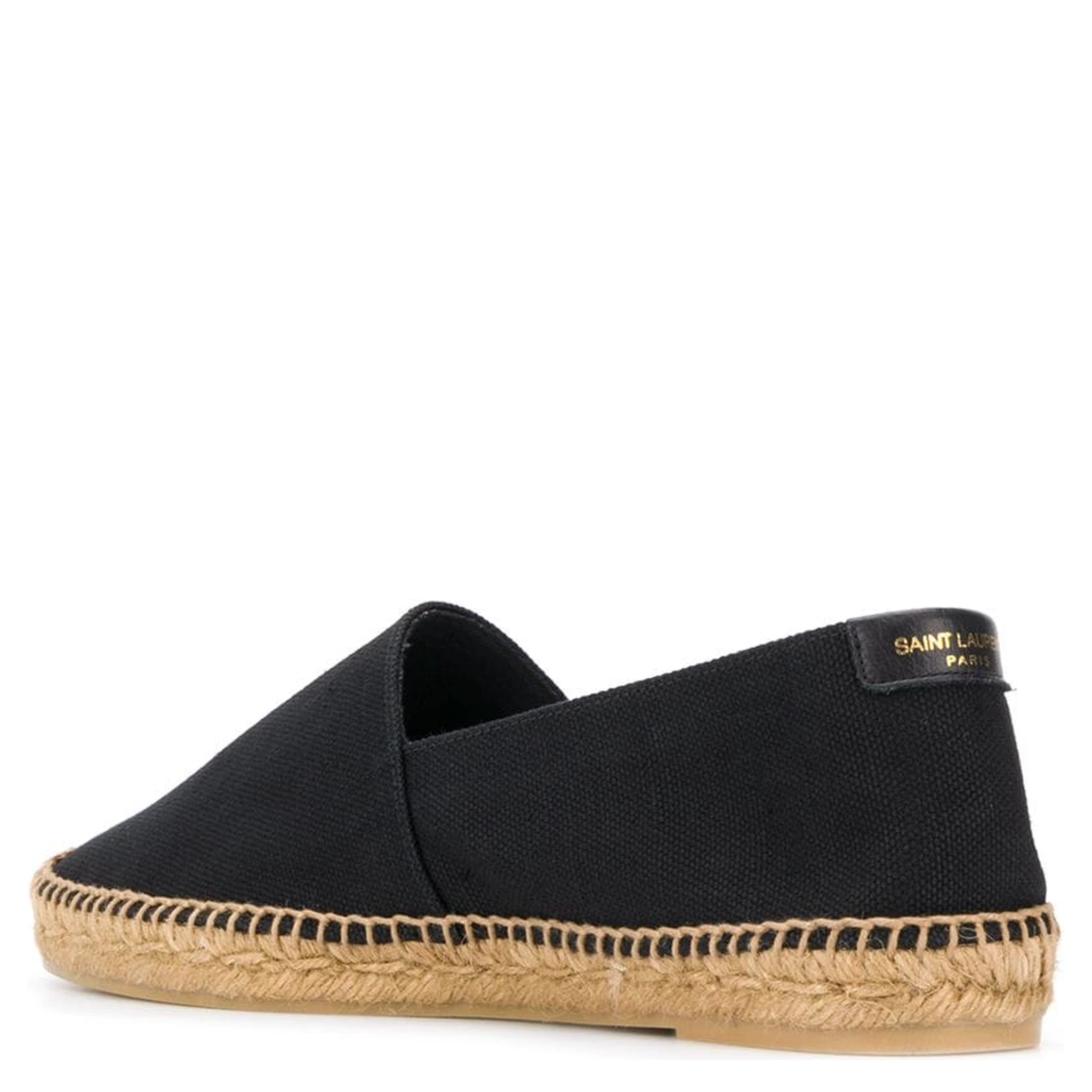SAINT LAURENT Espadrillas Men Fabric Black