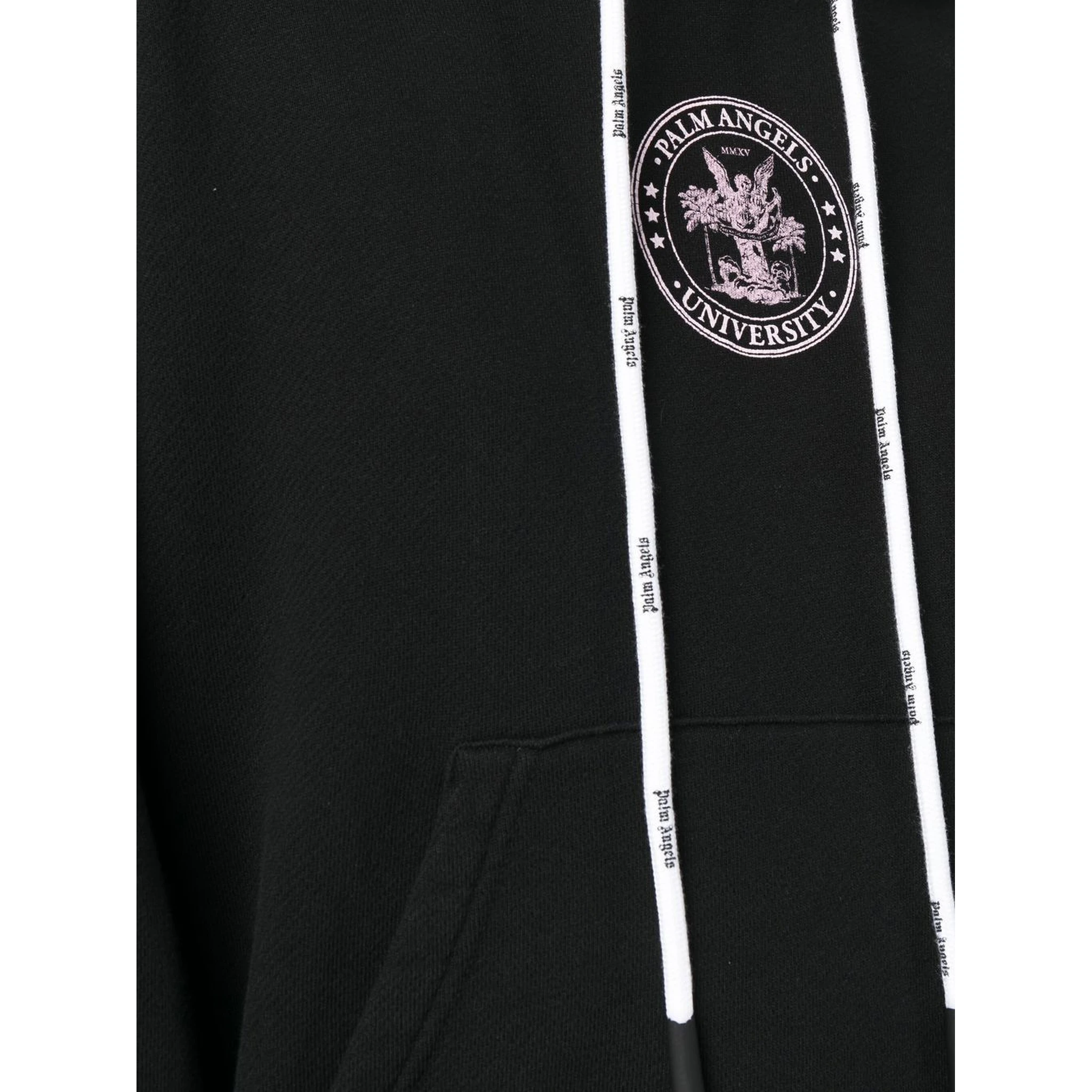 College logo-print hoodie