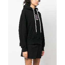 College logo-print hoodie