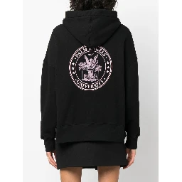 College logo-print hoodie