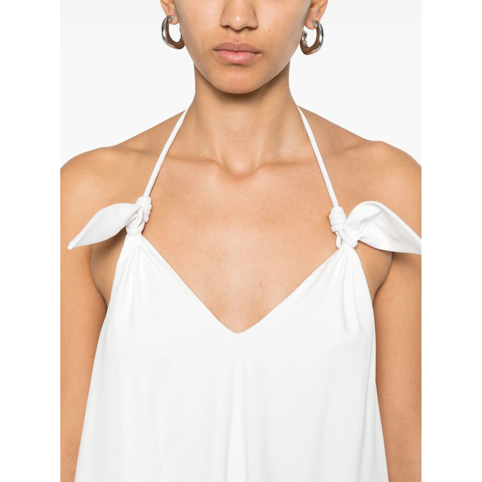 Flamenco Dress In White