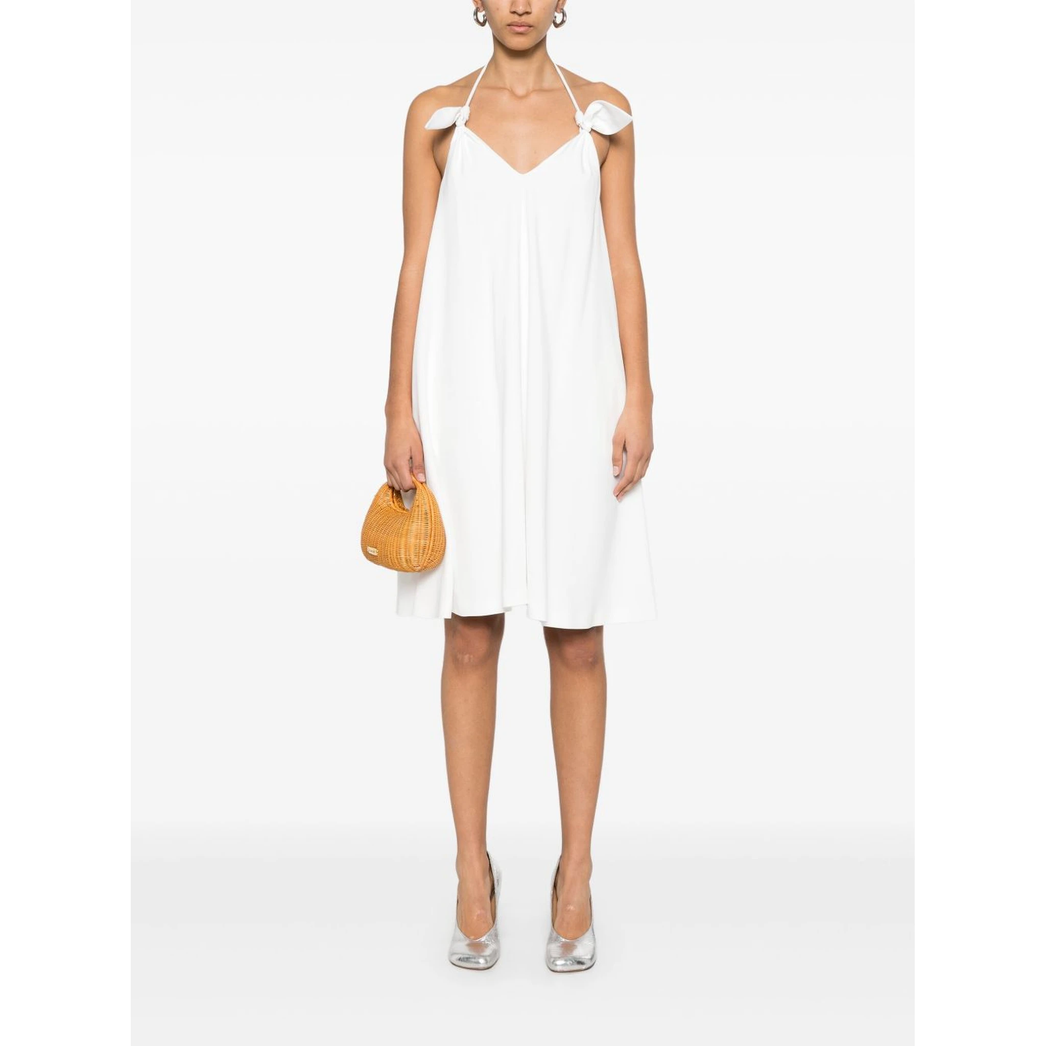 Flamenco Dress In White