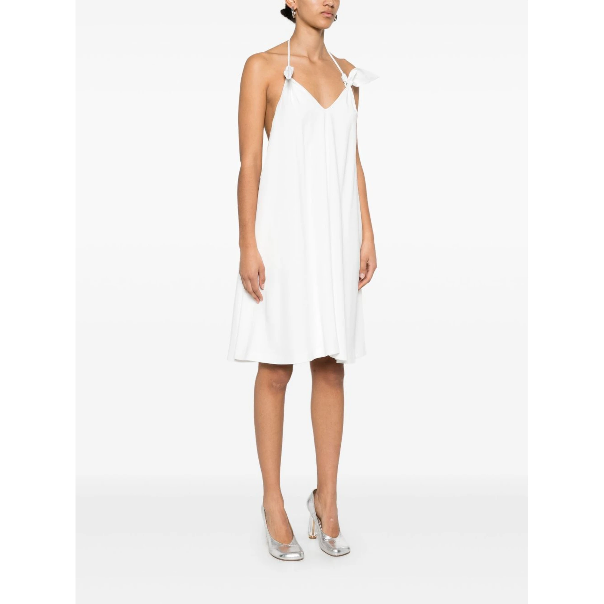 Flamenco Dress In White