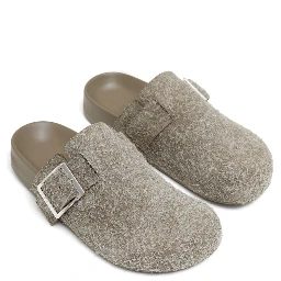 Ease Buckle Mule In Green