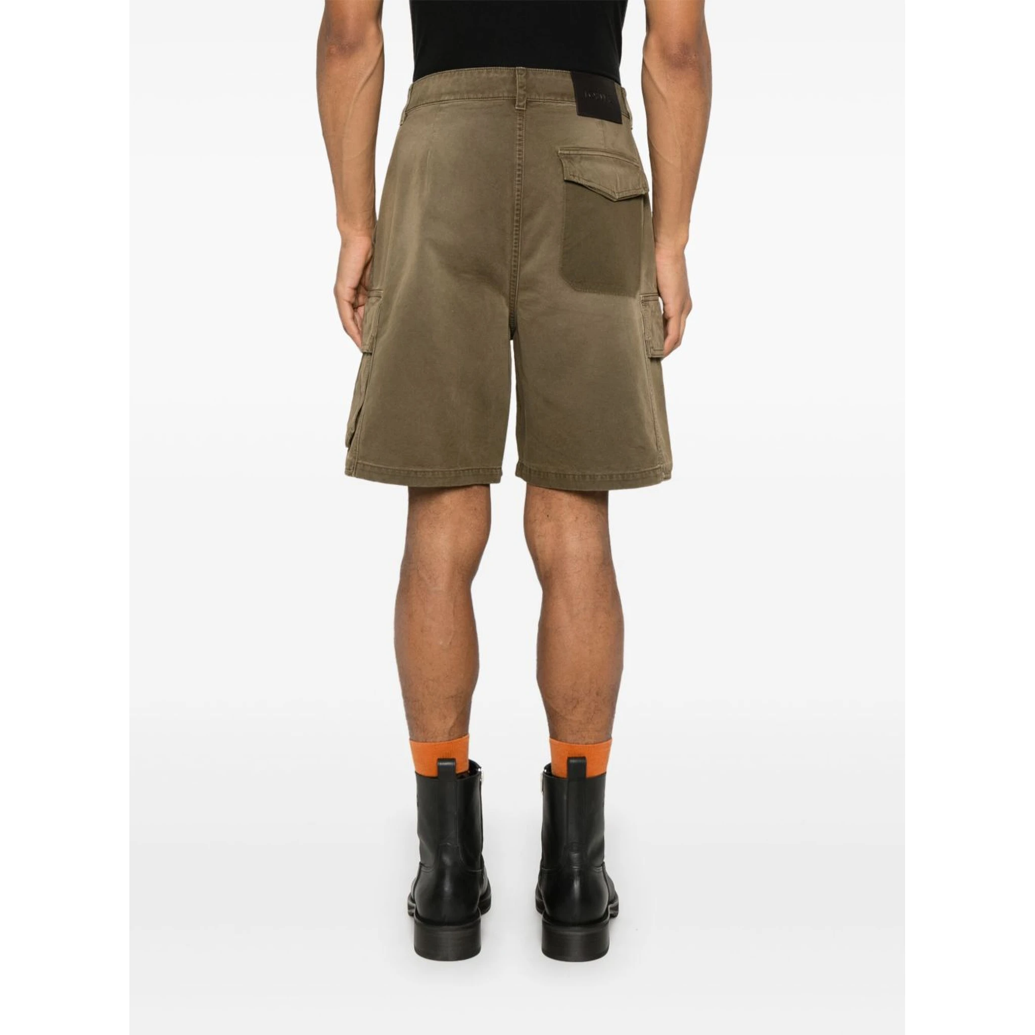 Cargo Bermuda Shorts In Green