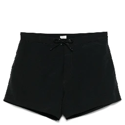 Slim-fit Short-length Swim Shorts In Black