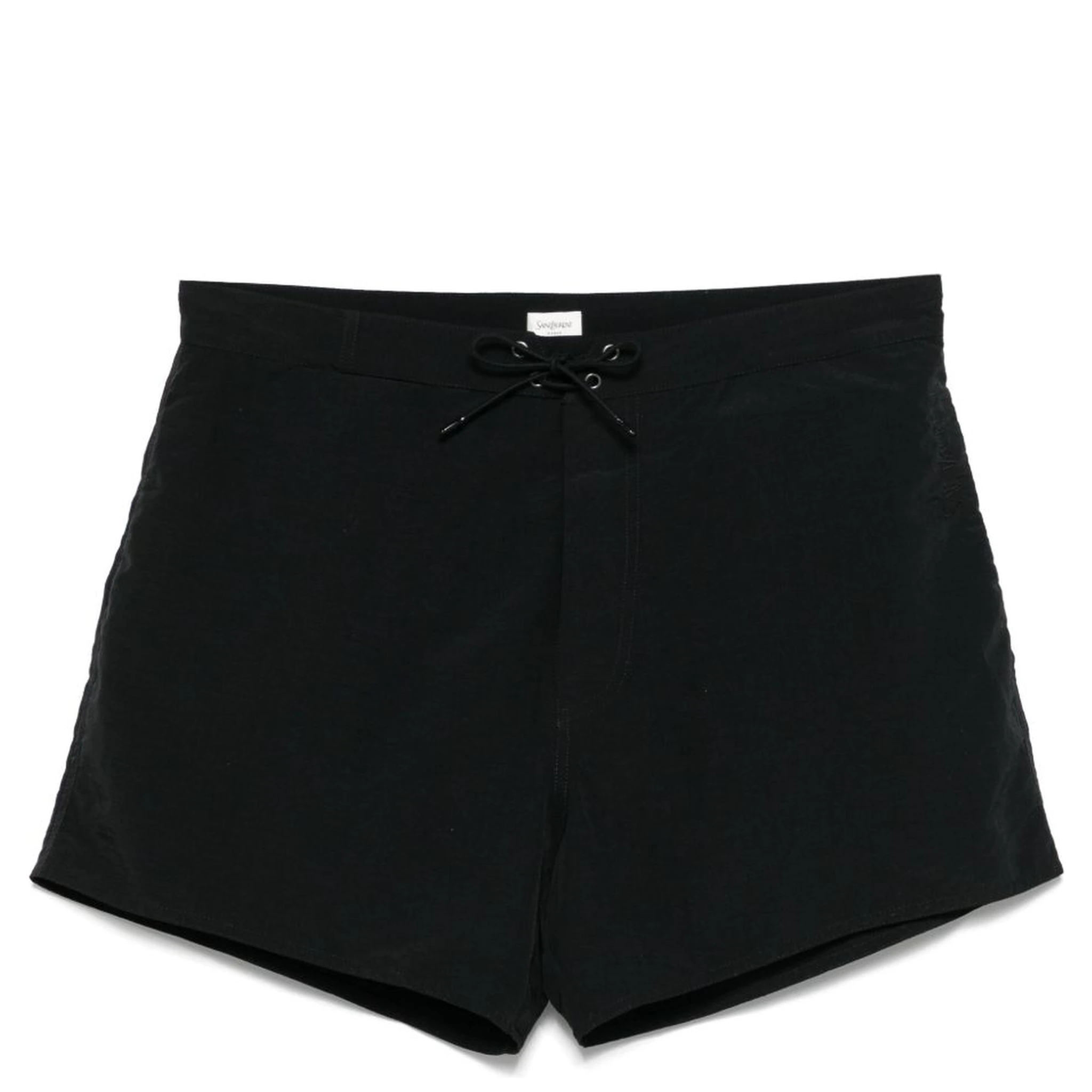 Slim-fit Short-length Swim Shorts In Black