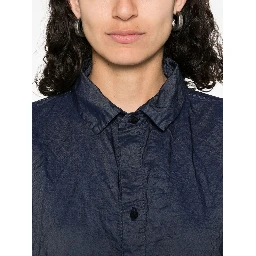 Pleat Detail Shirt In Animal Print