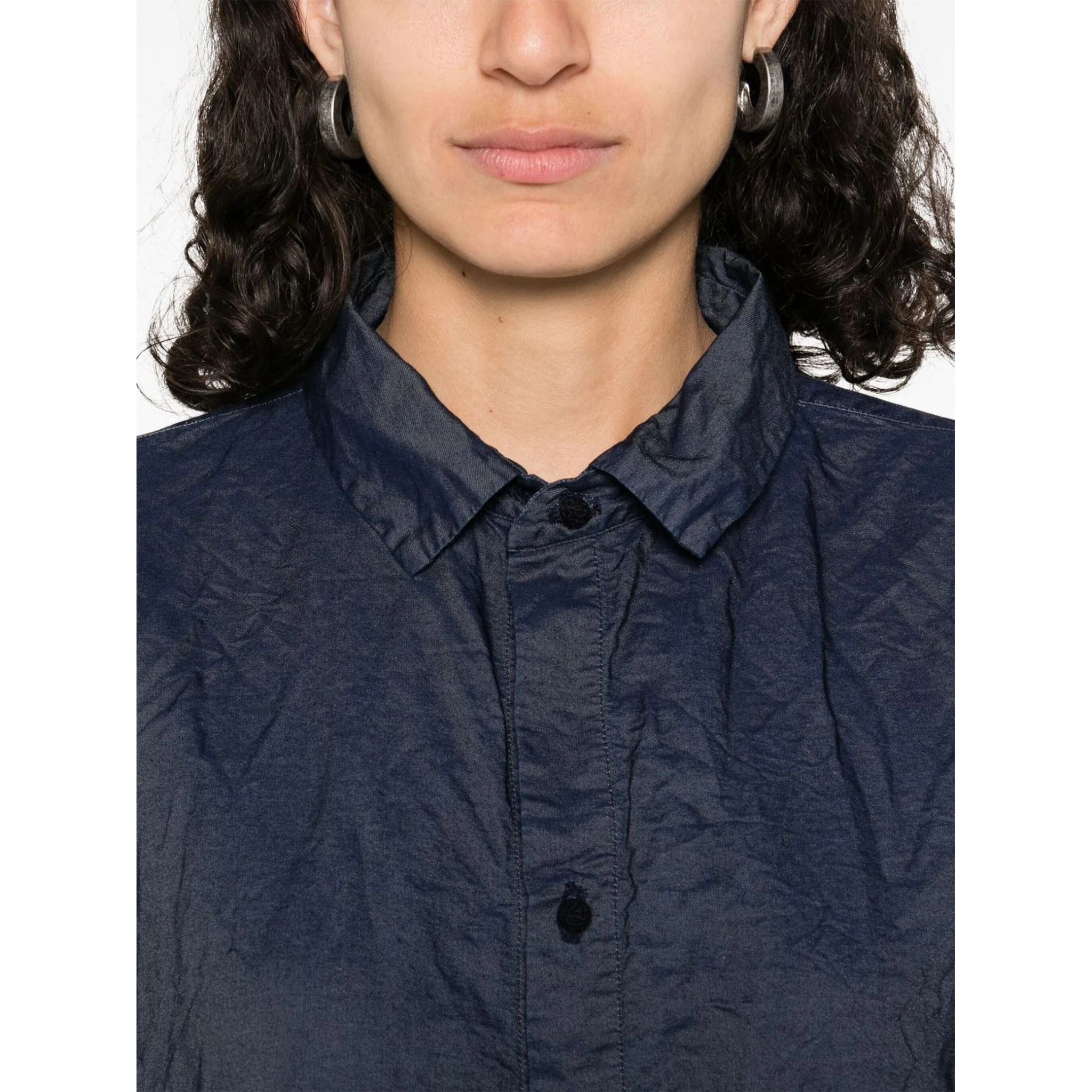 Pleat Detail Shirt In Animal Print