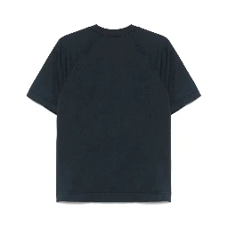 Crew Neck Cotton T-shirt In Black