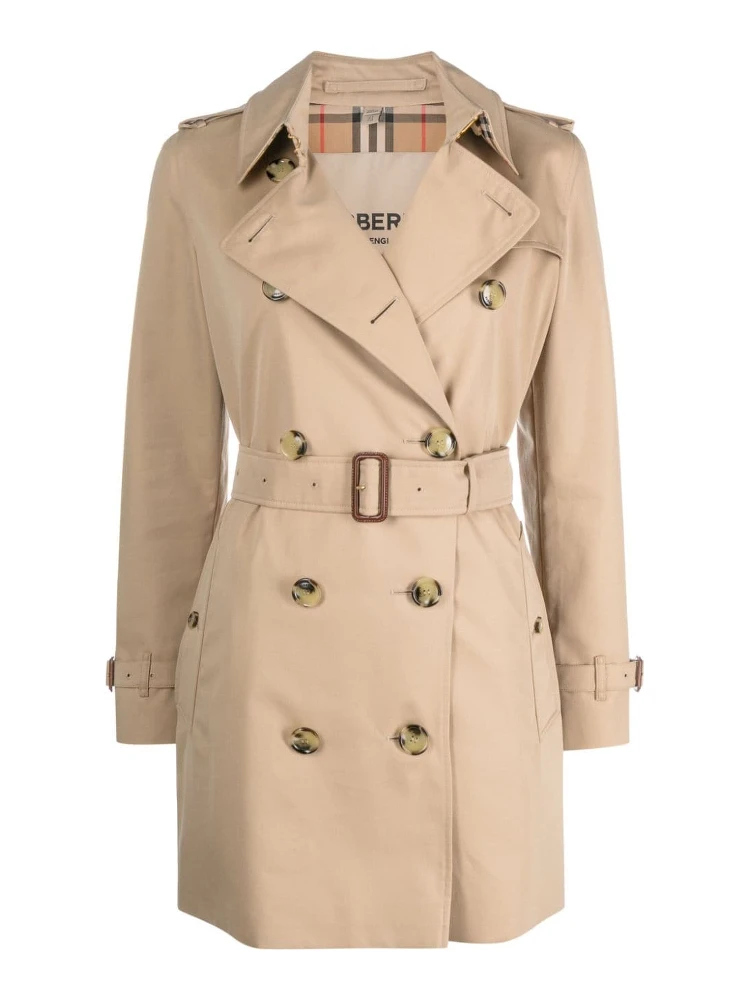 Women's Short Kensington Heritage Trench Coat In Nude