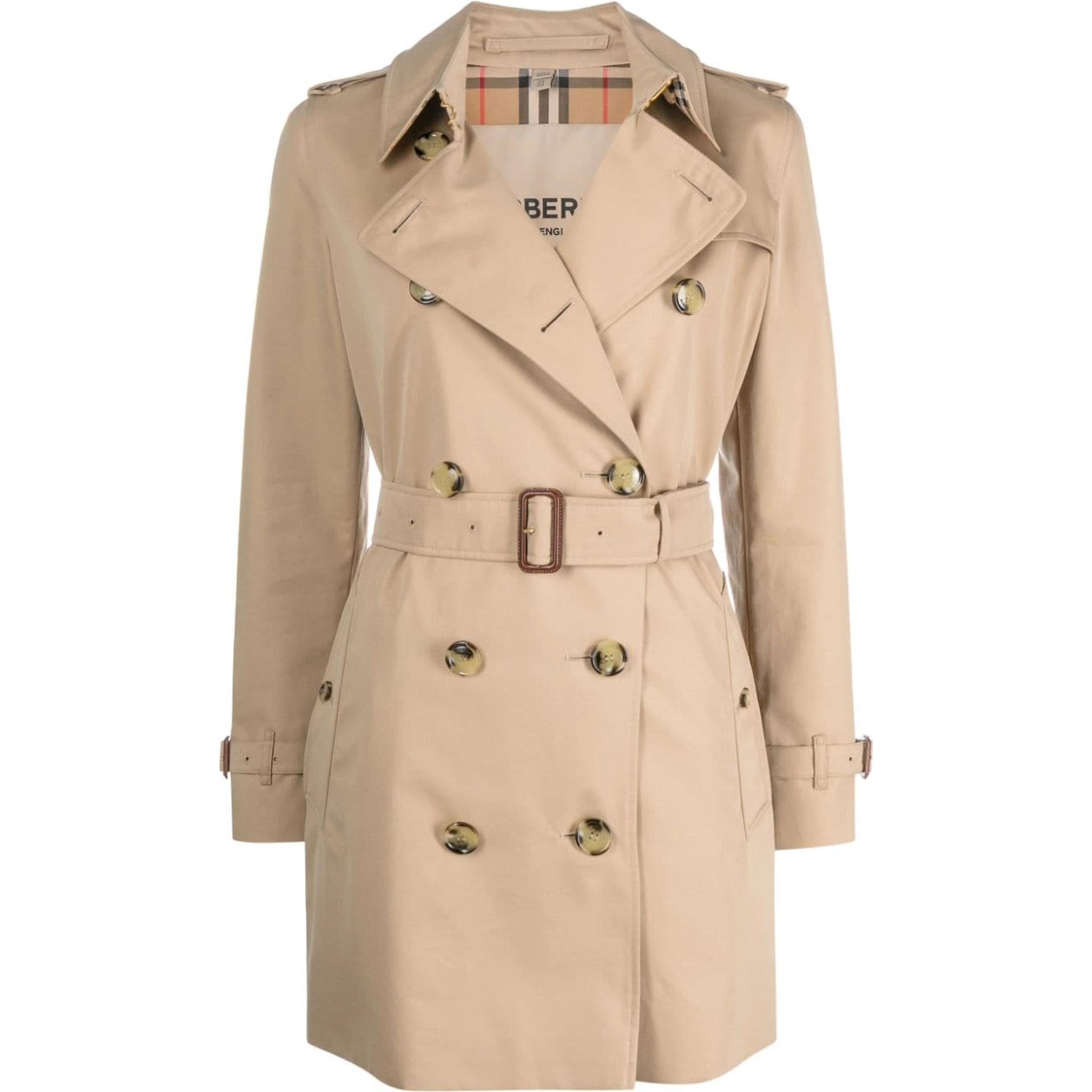 Women's Short Kensington Heritage Trench Coat In Nude