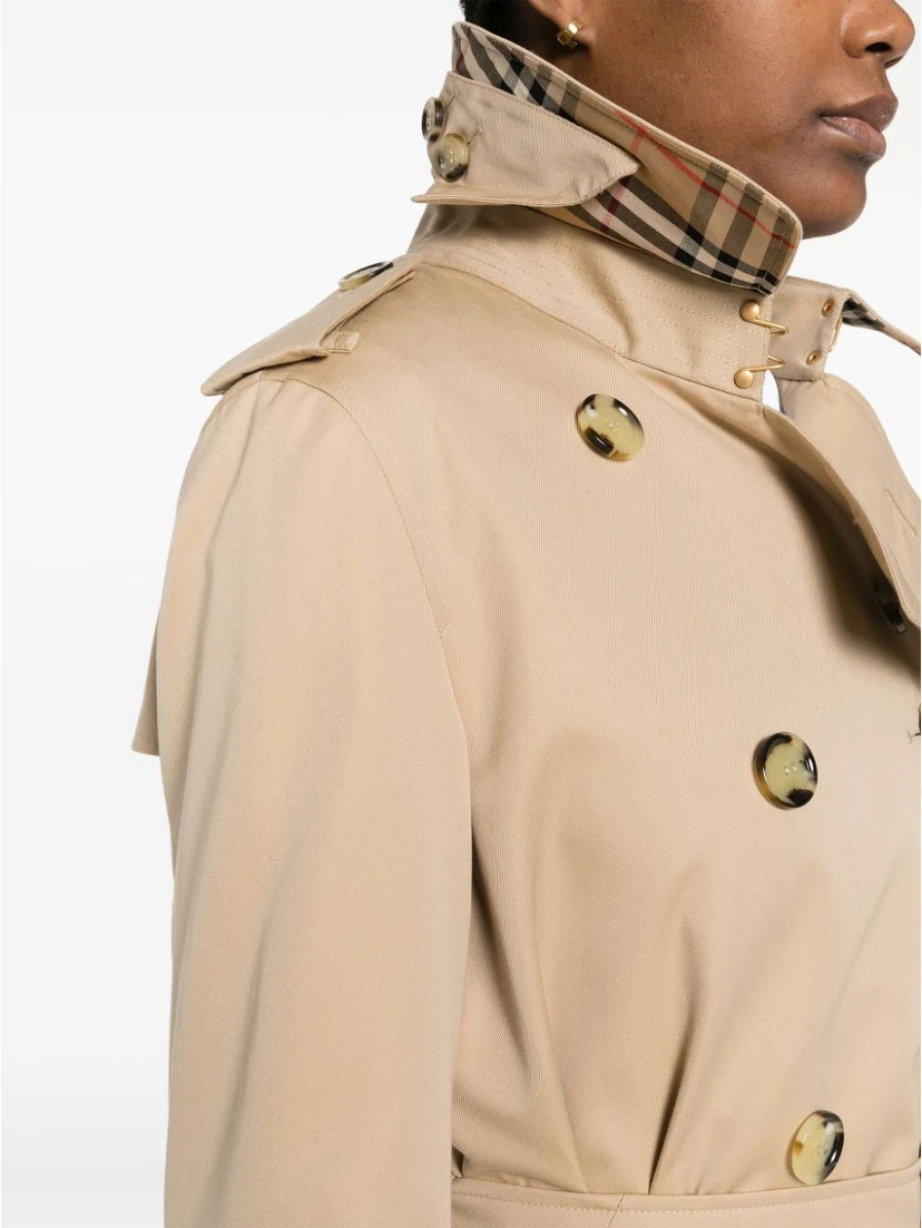 Women's Short Kensington Heritage Trench Coat In Nude